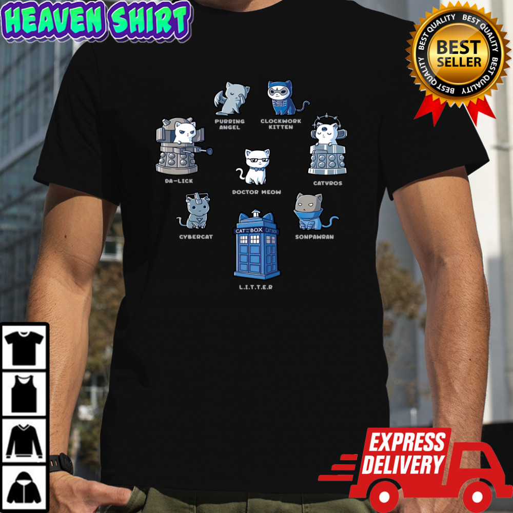 Tardis Cats Doctor Meow Doctor Who Shirt