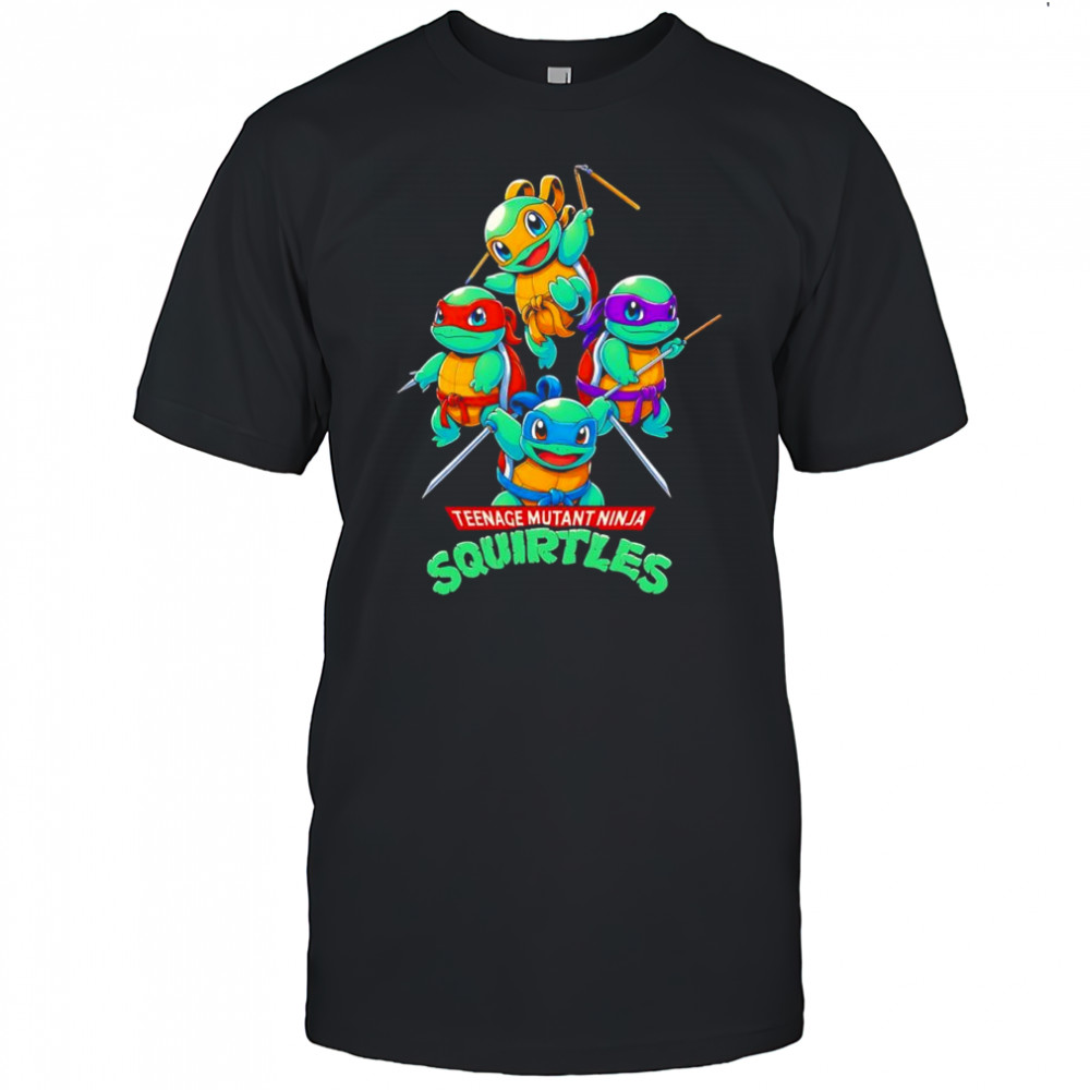 Teenage Mutant Ninja Squirtles Turtles poster shirt