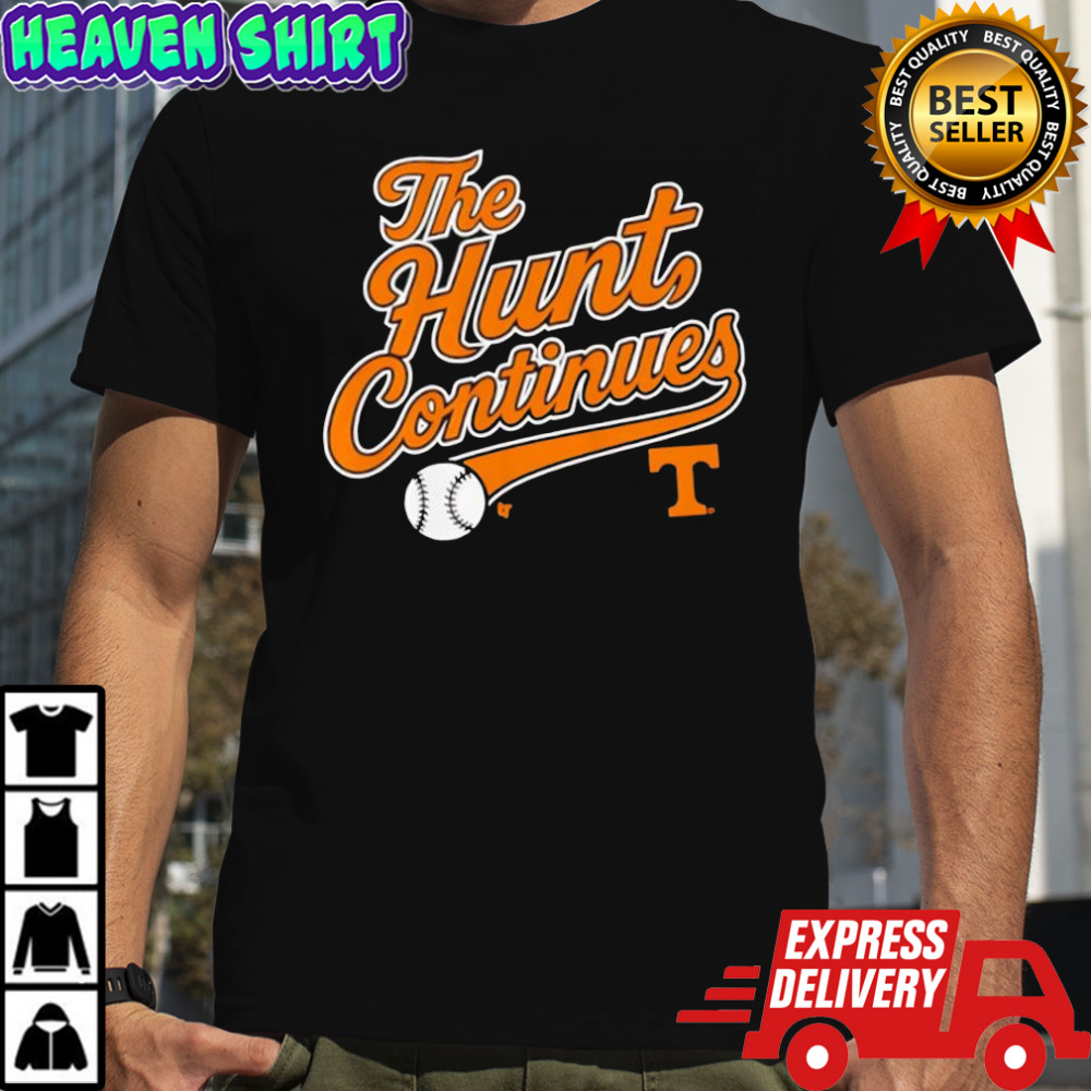 Tennessee Baseball the Hunt Continues logo shirt