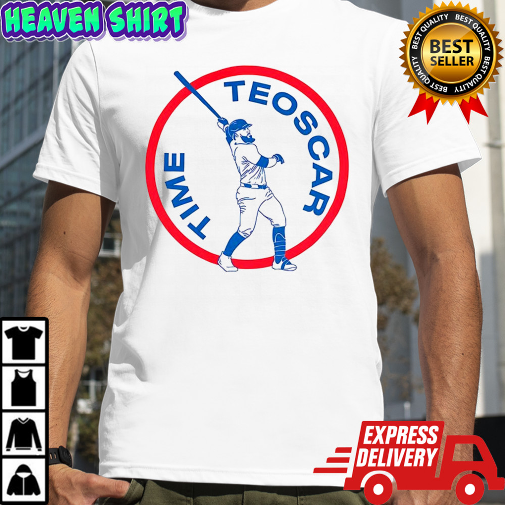 Teoscar Hernández Los Angeles Dodgers baseball Teoscar time logo shirt