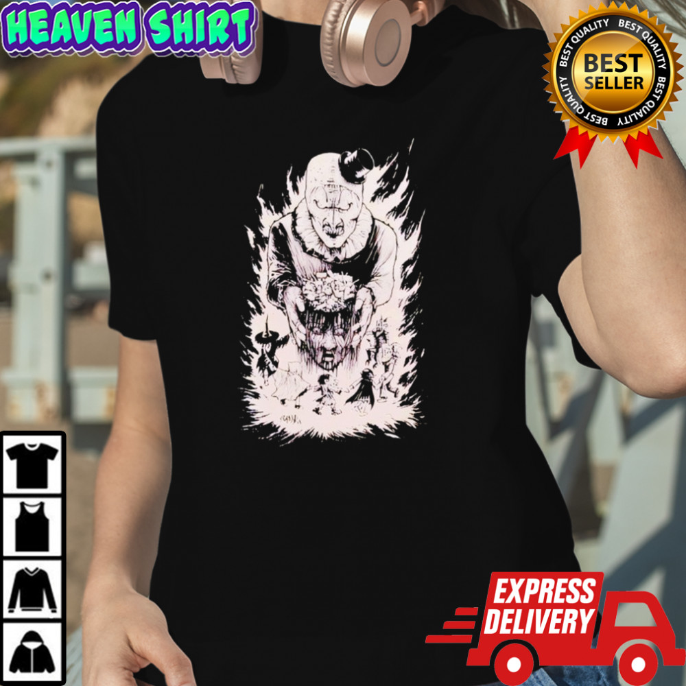 Terrifier Art The Clown Candy Head shirt