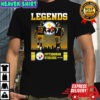 Terry Bradshaw and Ben Roethlisberger Pittsburgh Steelers football legends signature shirt