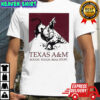 Texas A and M Rough Tough Real Stuff Bull Rider retro shirt