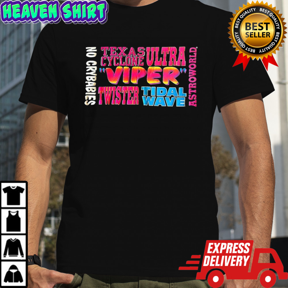 Texas Cyclone Ultra Viper twister tidal wave shirt