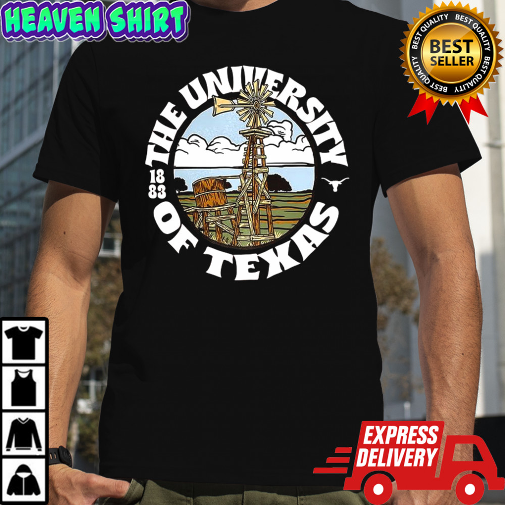 Texas Longhorns football the university of Texas est 1883 landscape logo shirt