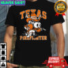 Texas Longhorns x Firefighter Appreciation day mascot logo shirt