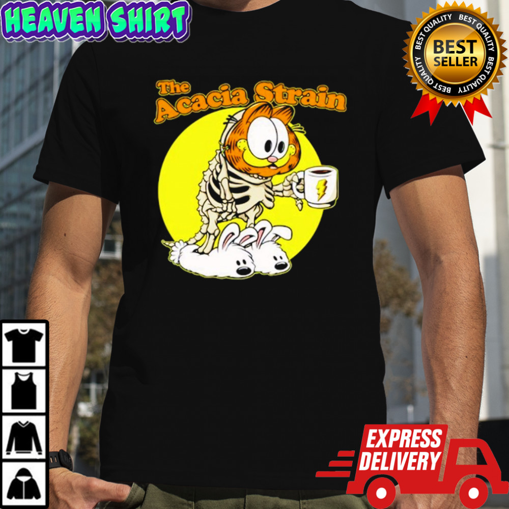 The Acacia Strain Skeleton Cat Coffee shirt