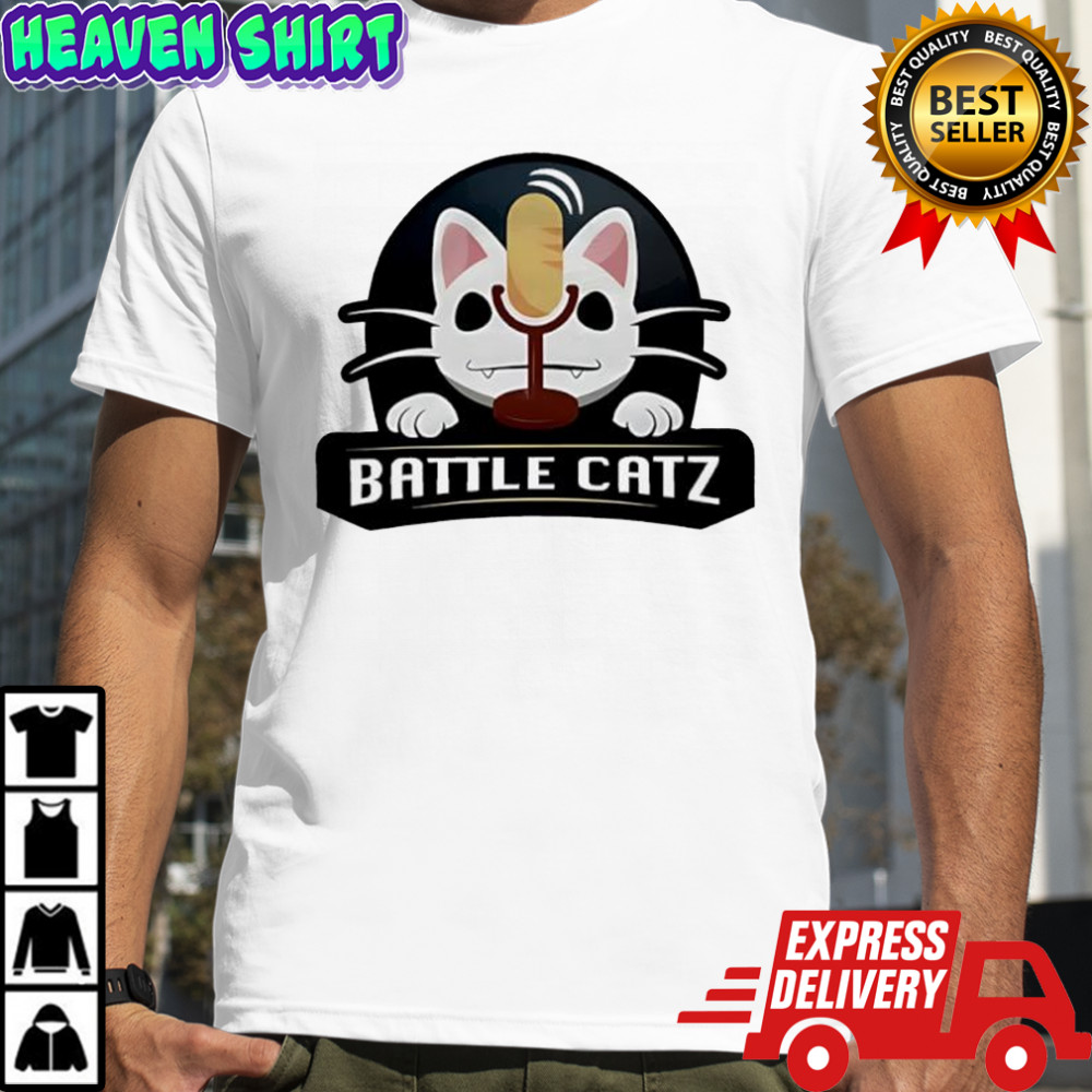 The Battle Catz podcast shirt