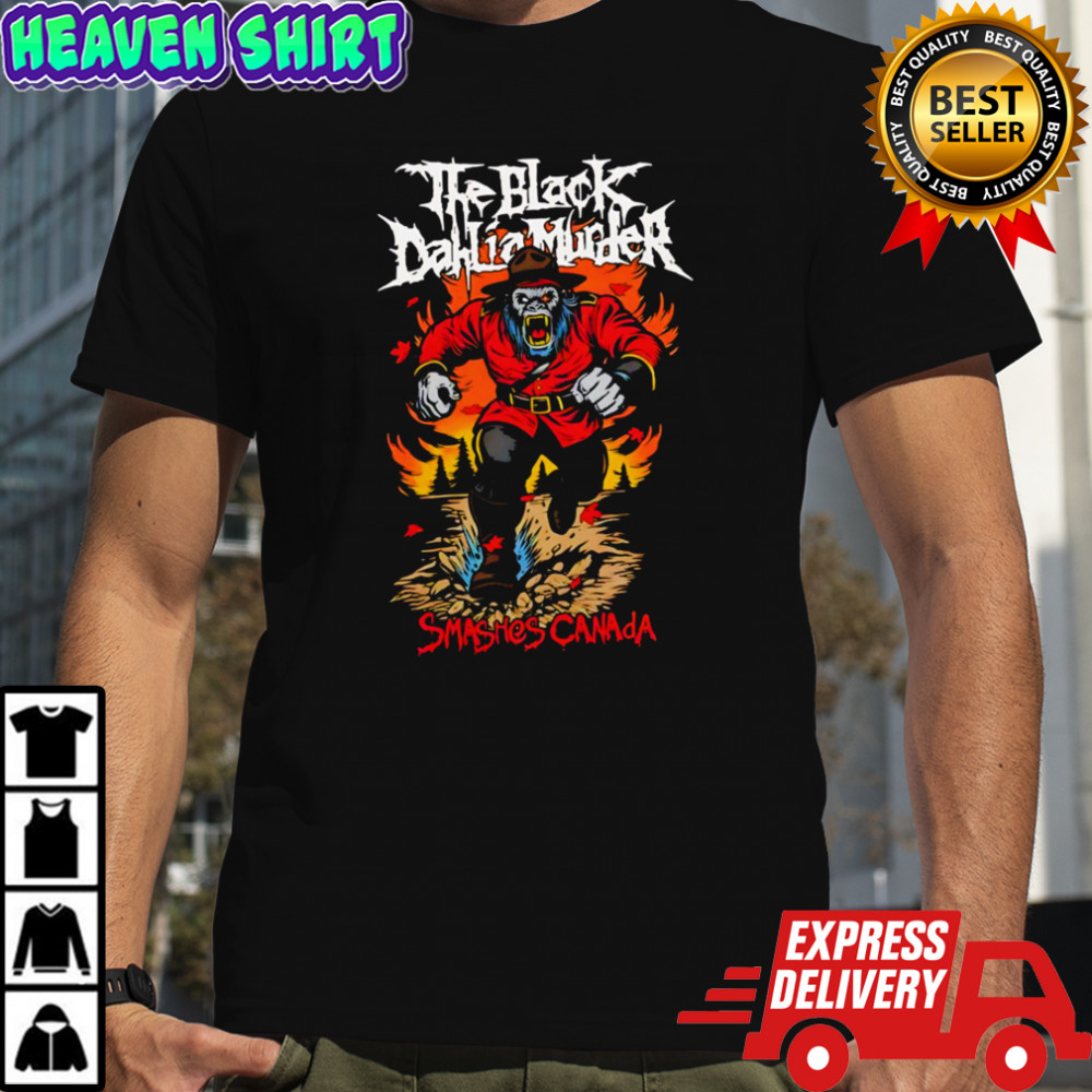The black dahlia murder smashes Canada 2025 T-shirts