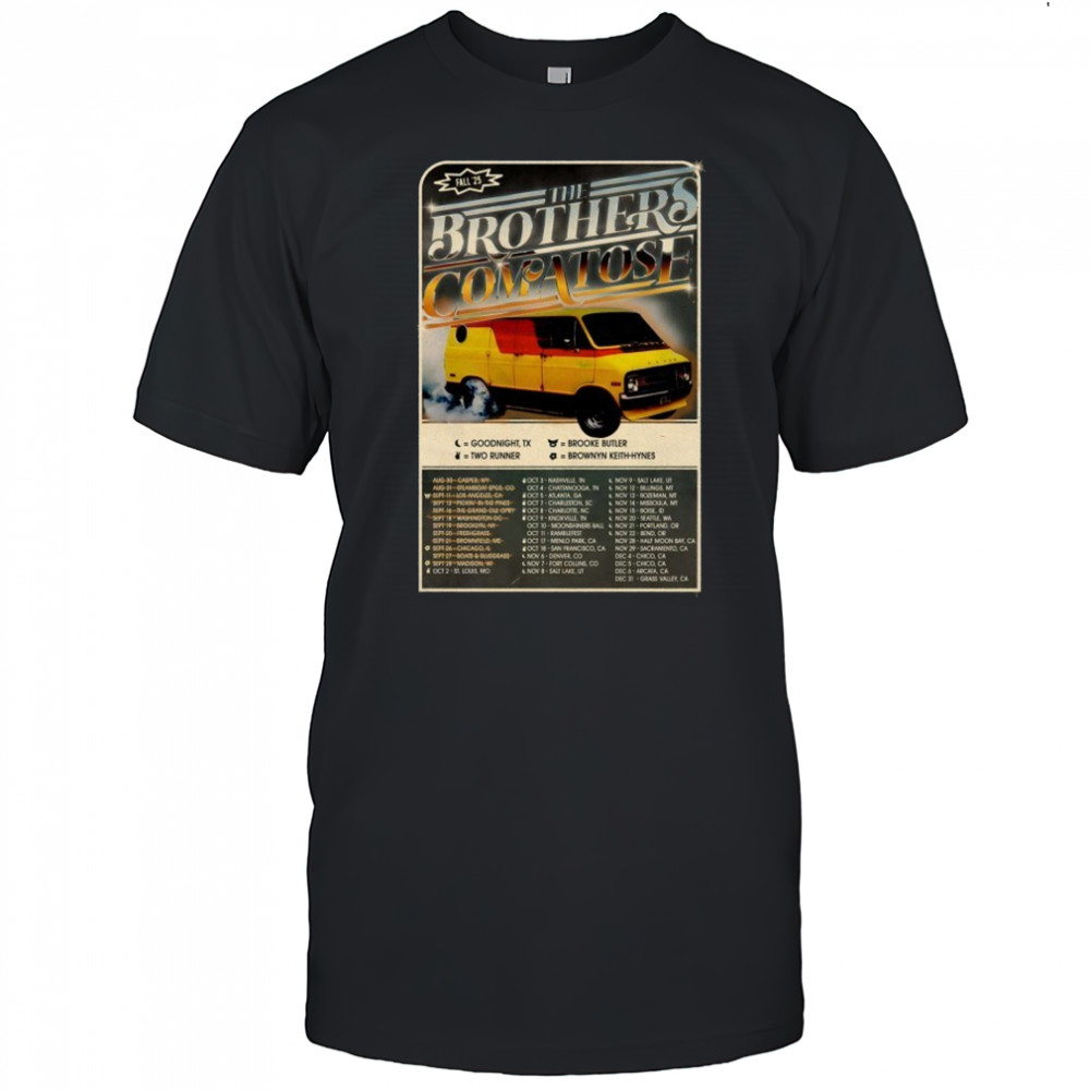 The Brothers Comatose Fall Tour 2025 Dates T-shirt