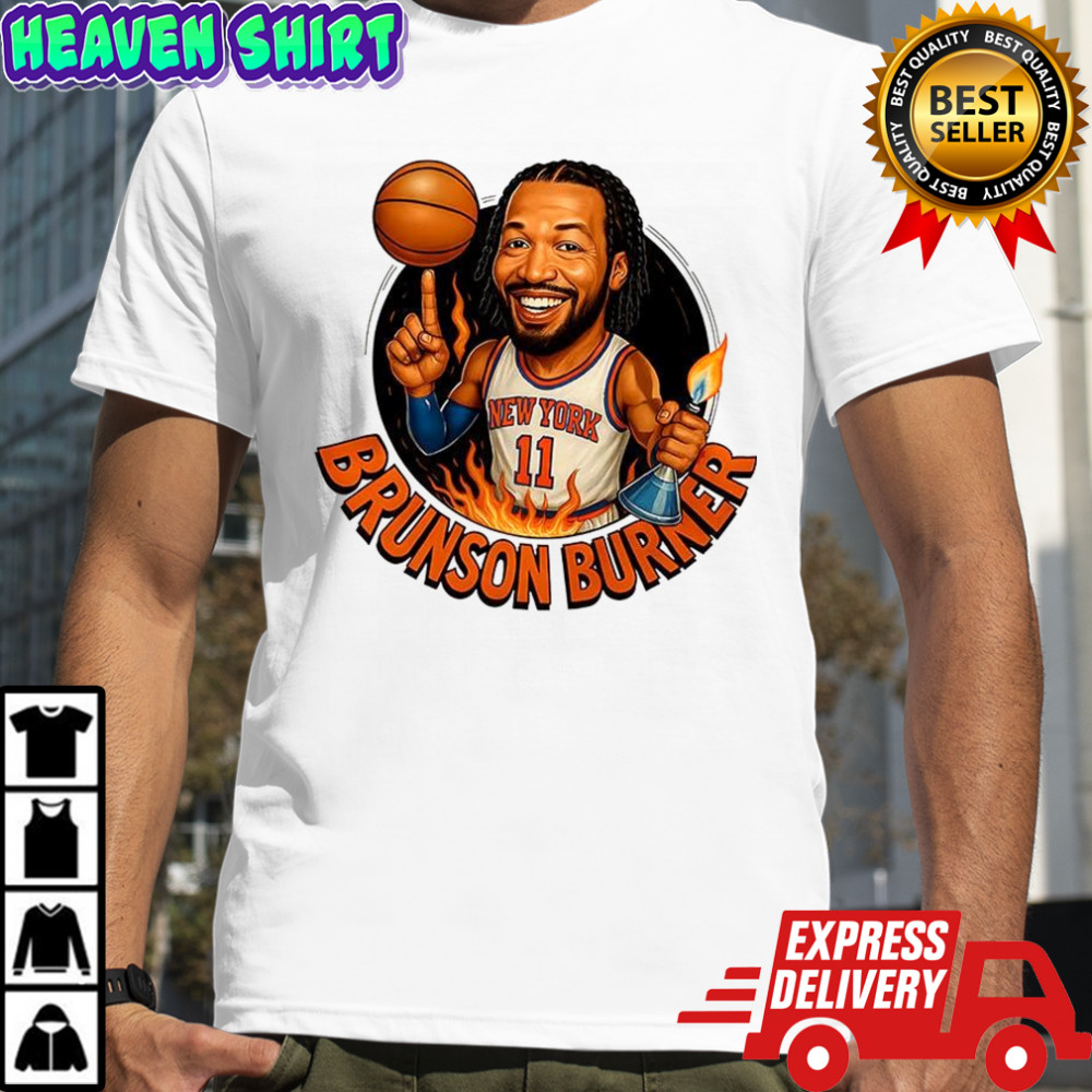 The Brunson Burner New York Knicks cartoon shirt