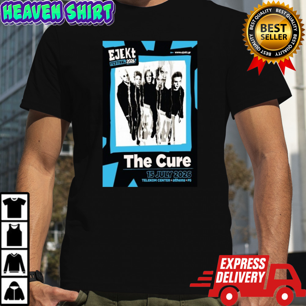 The Cure Athens, Greece July 15 2026 Tour T-shirt