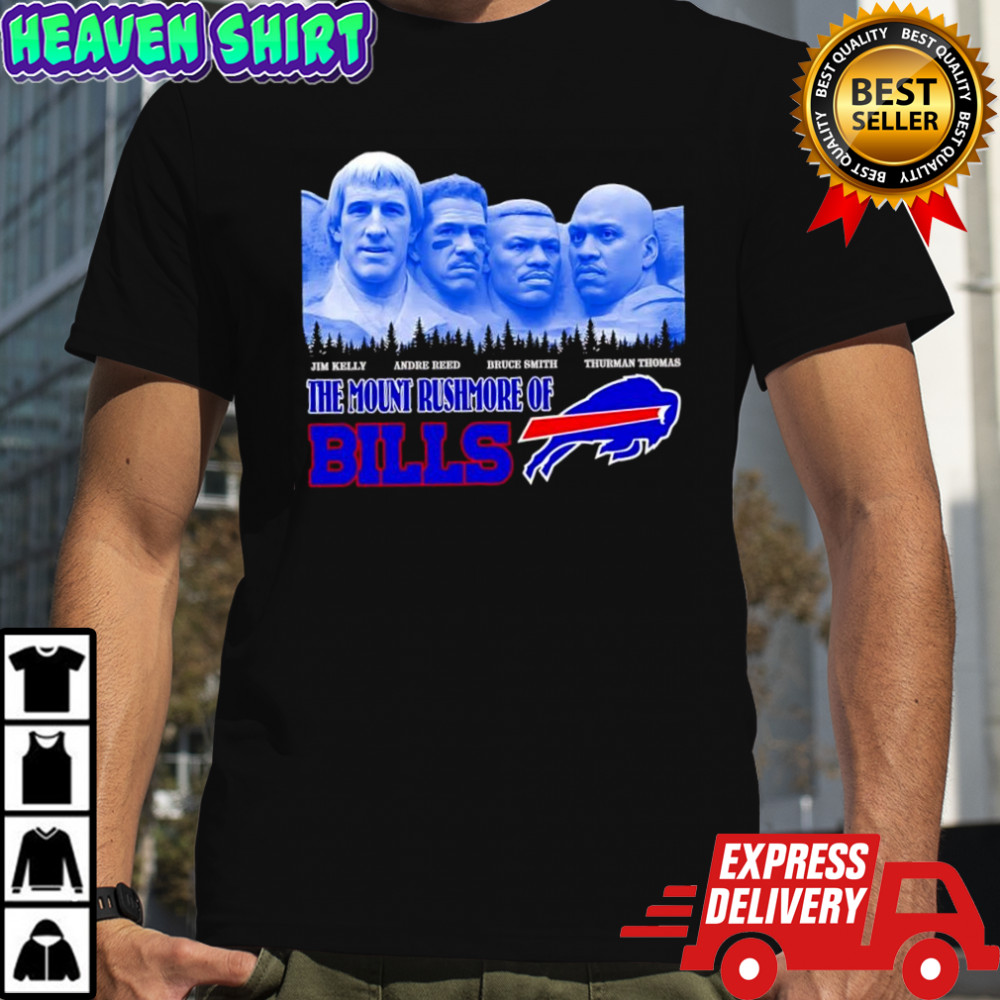 The Mount Rushmore of Buffalo Bills NFL team shirt