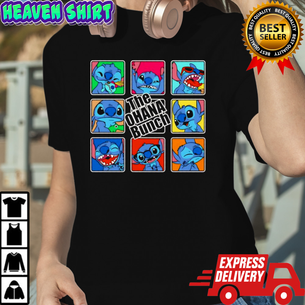 The OHANA Bunch Stitch grid of nine panels shirt