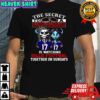 The secret to happy marriage to a is watching Bills football together on sundays Halloween shirt