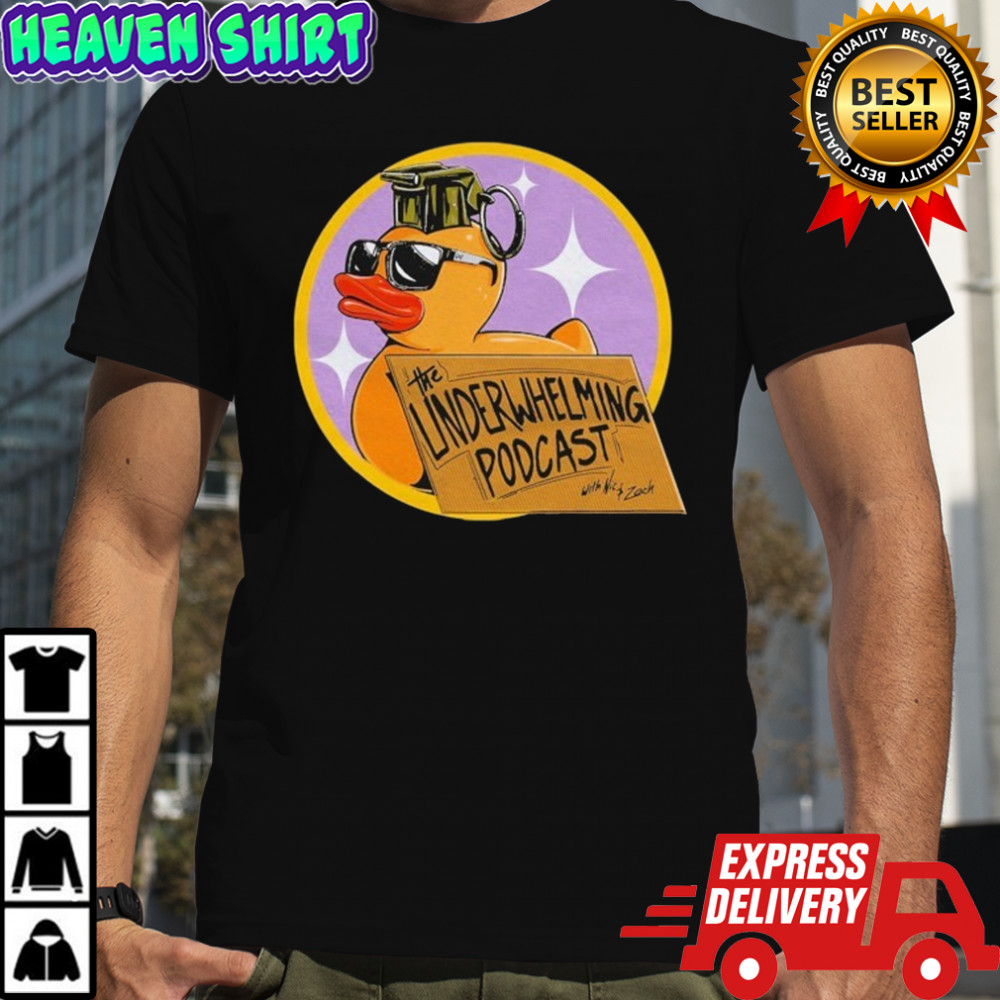 The Underwhelming Podcast Duck T-shirt