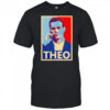 Theo epstein in action signed by artist print shirt