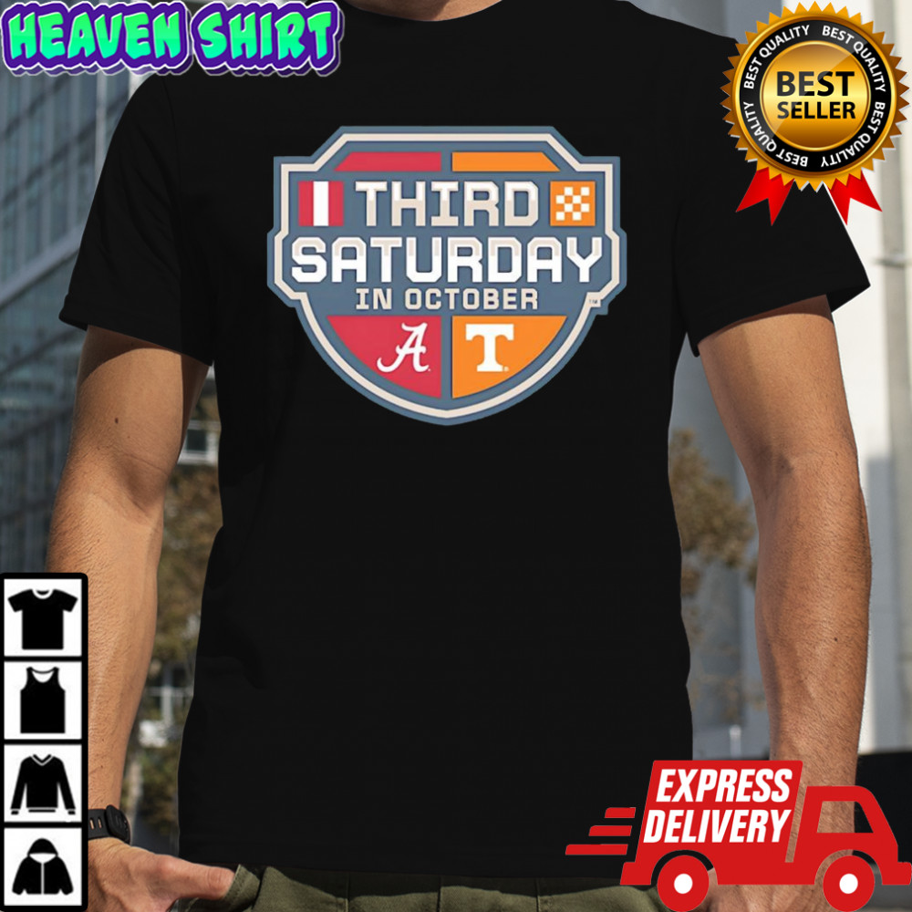 Third October Alamaba Crimson Tide vs Tennessee Volunteers logo shirt