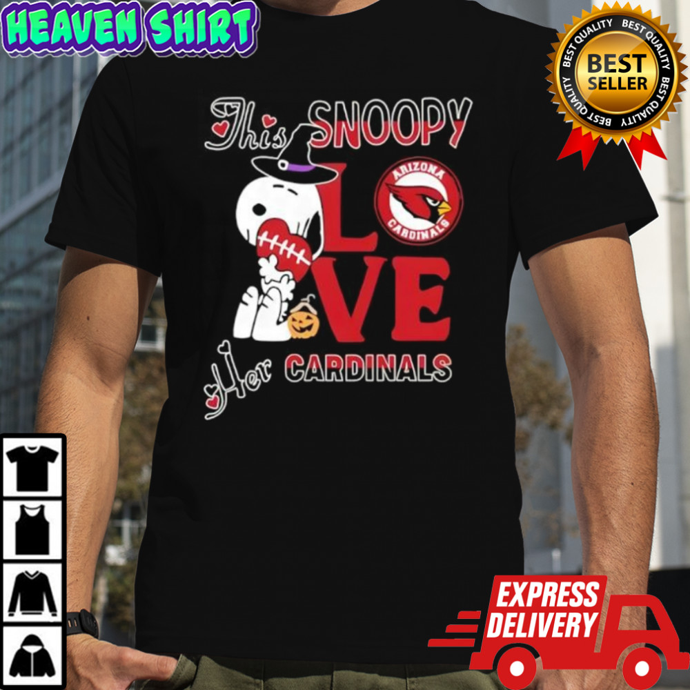 This Snoopy Love Her Arizona Cardinals shirt