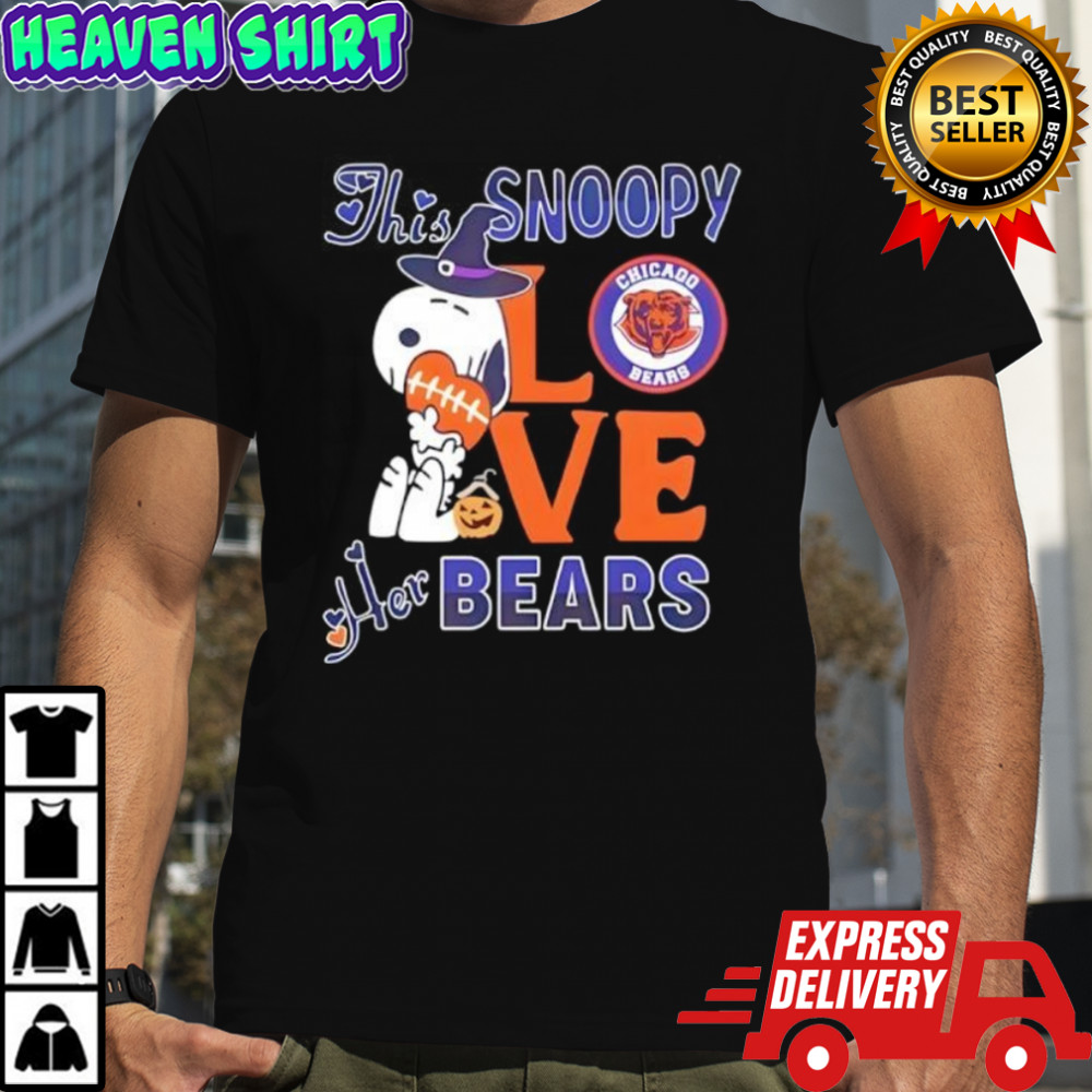 This Snoopy Love Her Chicago Bears shirt