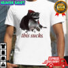 This Sucks Halloween Vampire Raccoon T-shirt