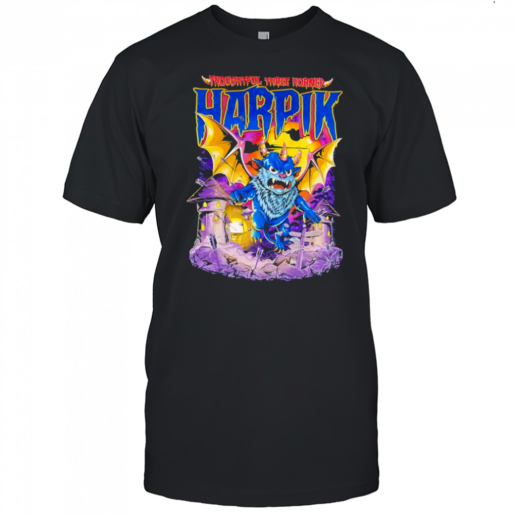 Thoughtful three horned Harpik shirt