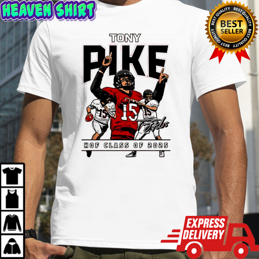 Tony Pike HOF Class of 2025 signature graphic shirt