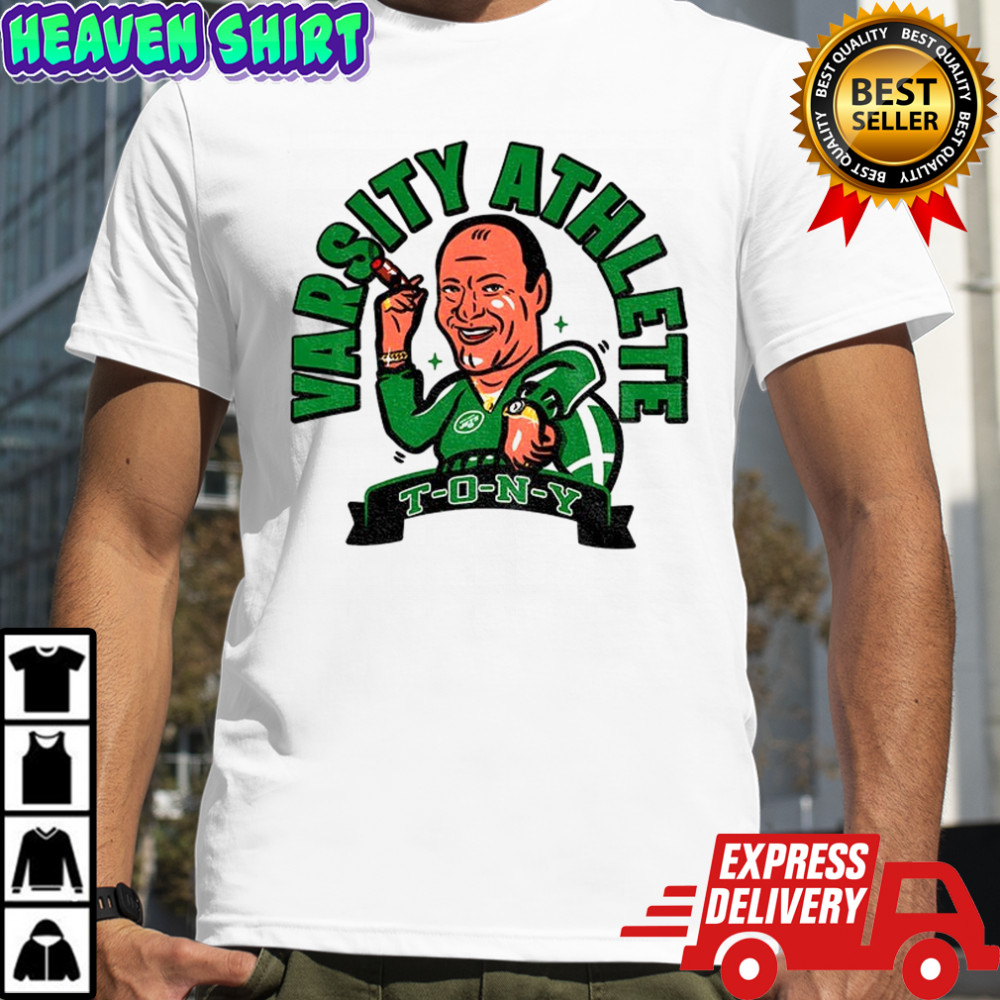 Tony Soprano Varsity Athlete New York Jets Football cartoon shirt