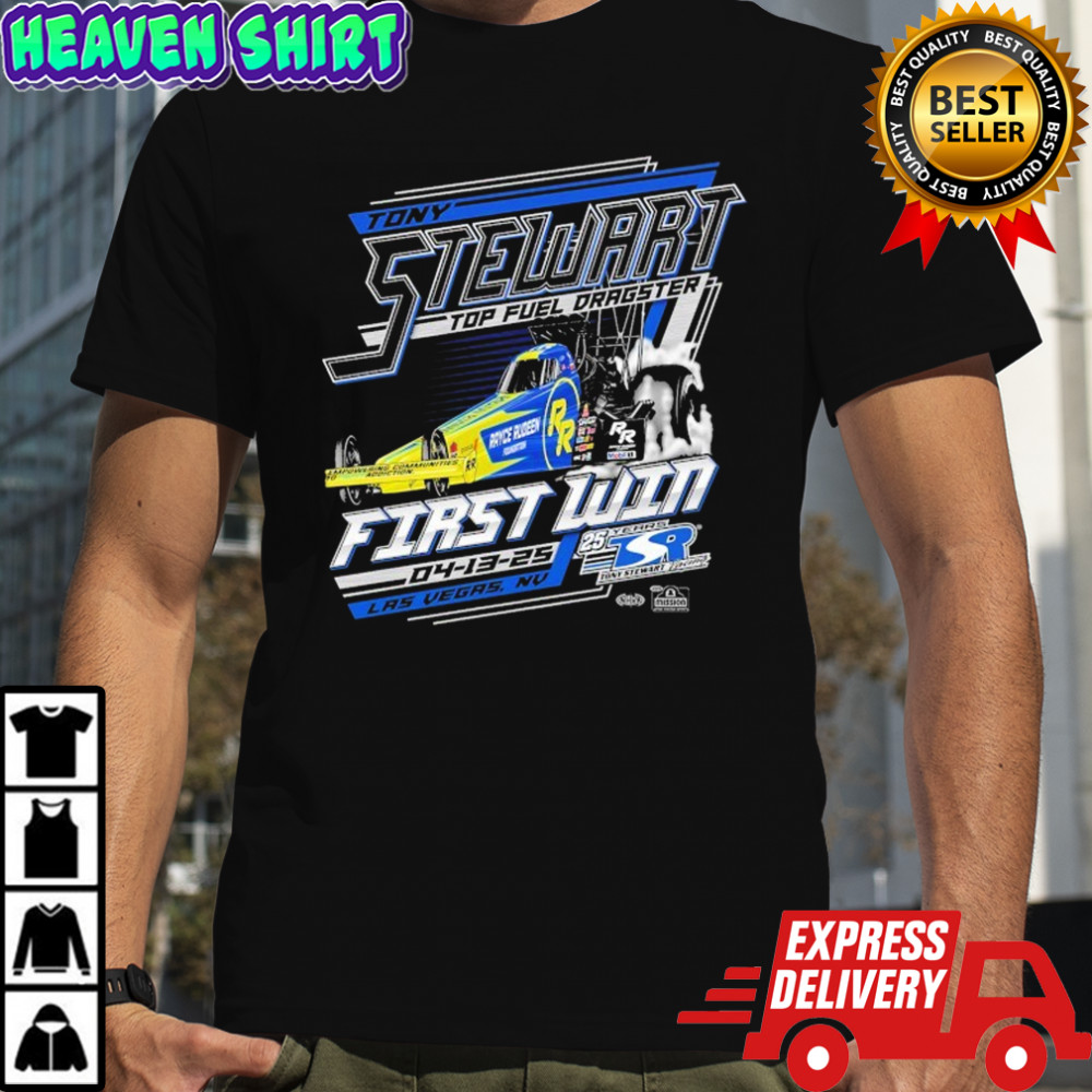Tony Stewart First Top Fuel Win Las vegas NV 25 Years Tony Stewart Racing T-Shirt