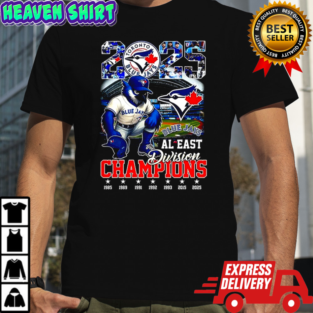Toronto Blue Jays baseball 2025 AL East Division Champions mascot shirt