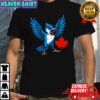 Toronto Blue Jays Canadian Blue Jay bird red maple leaf logo shirt