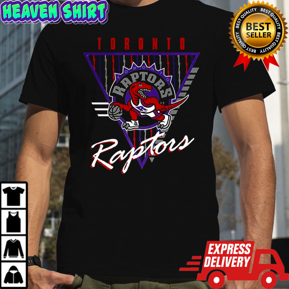 Toronto Raptors NBA triangle logo retro shirt