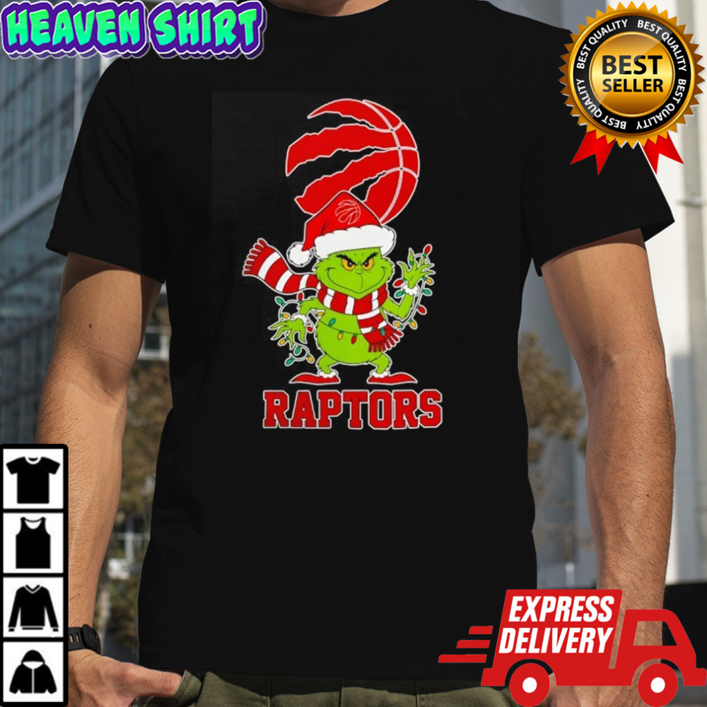 Toronto Raptors x Grinch Santa NBA Christmas shirt