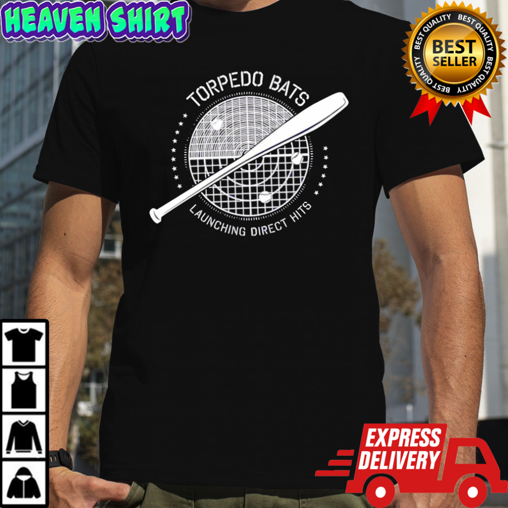 Torpedo Bats Launching Direct Hits baseball T-shirts
