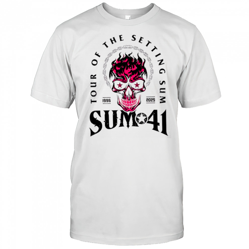 Tour of the Setting Sum 41 shirt