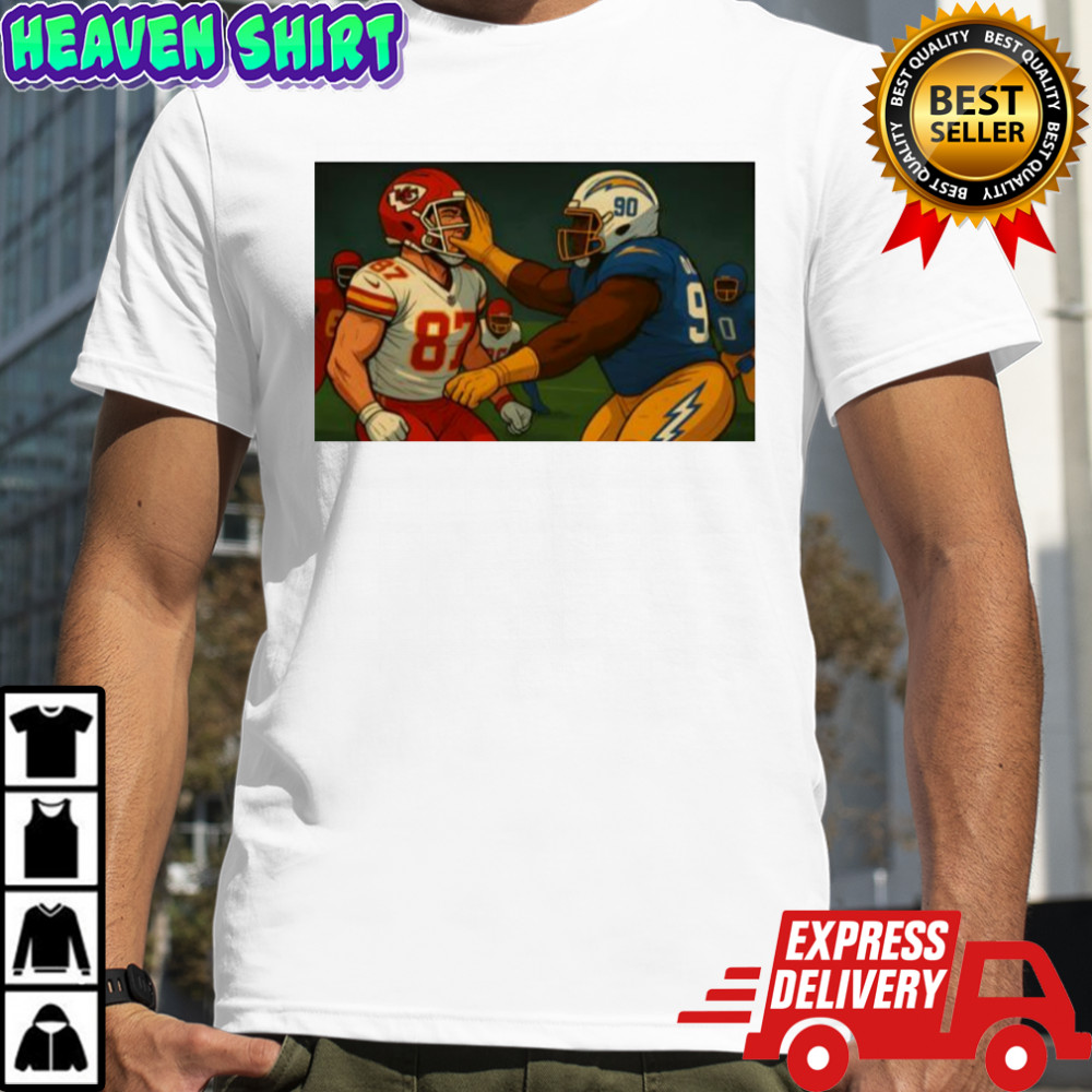 Travis Kelce Smacked by Chargers shirt