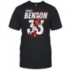 Trey Benson Arizona Cardinals baseball dash number 33 shirt
