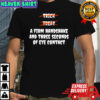 Trick or Treat a firm handshake and three seconds of eye contact Halloween shirt