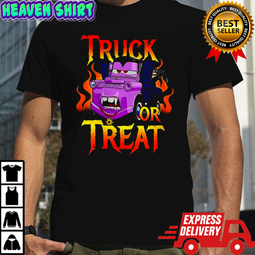 Truck or treat Disney Pixar Cars Halloween shirt