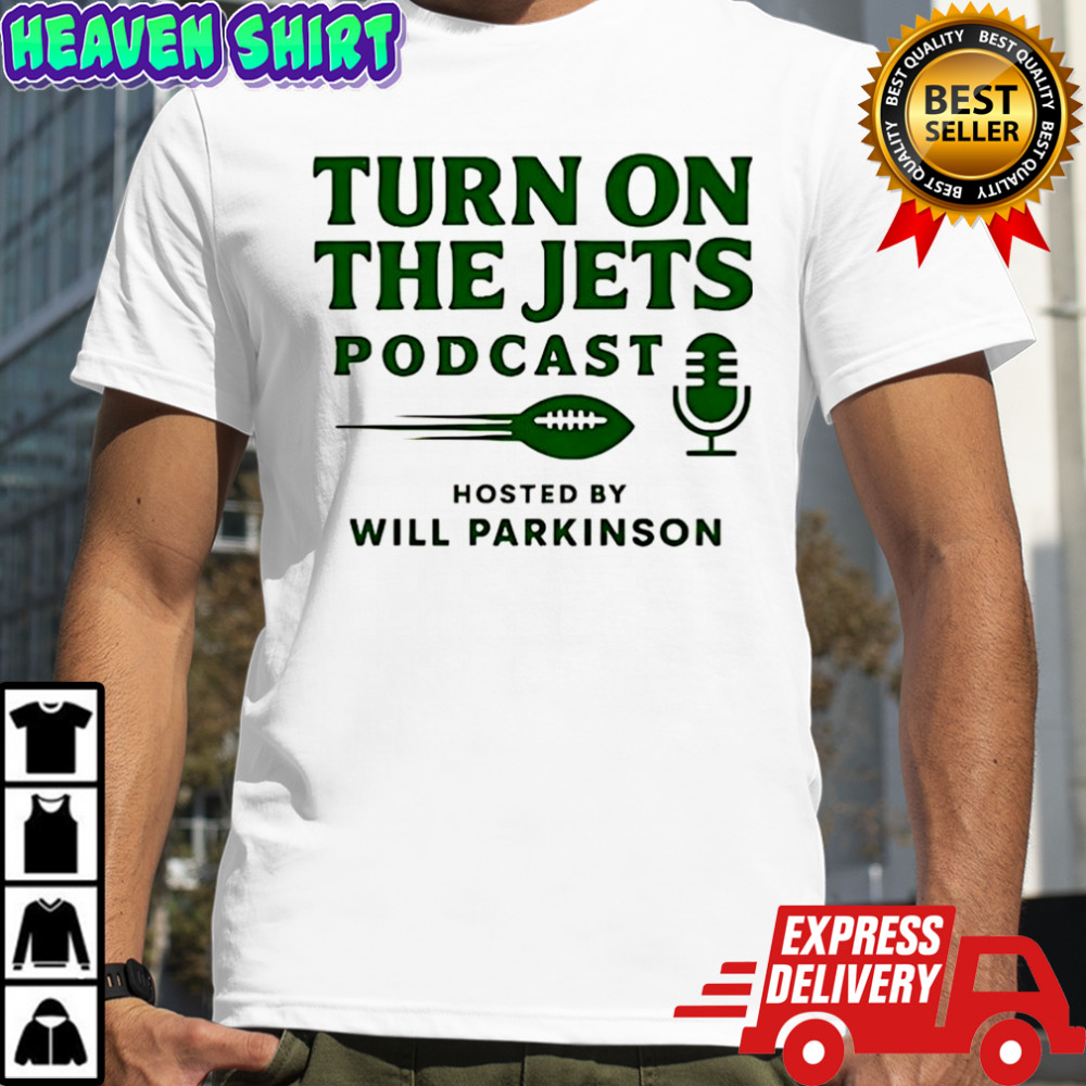 Turn on the Jets podcast shirt