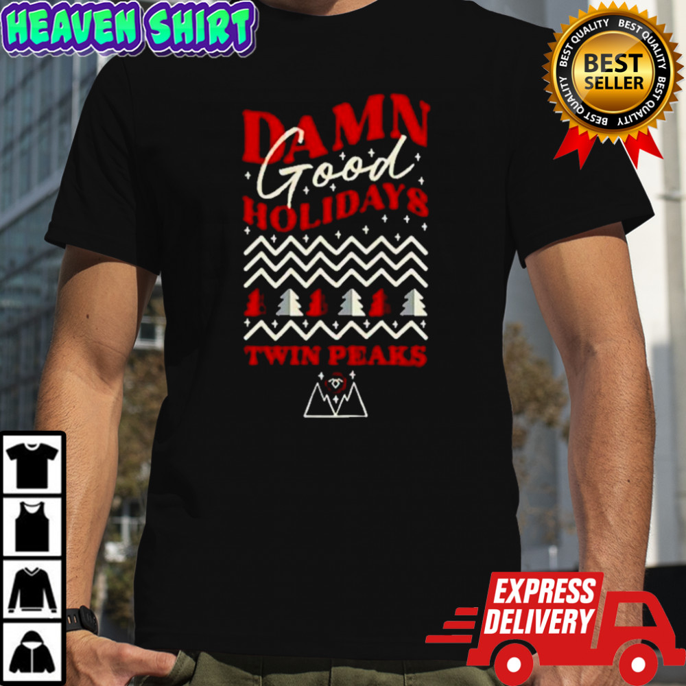 Twin Peaks Damn Good Holidays Christmas T-Shirt