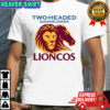 Two Headed Queenslander Lioncos Brisbane Bears and Fitzroy Lions logo shirt