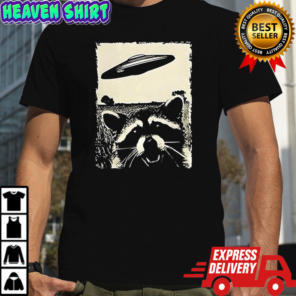 UFO Raccoon Aliens shirt