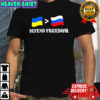 Ukraine greater than Russia flag Defend Freedom shirt
