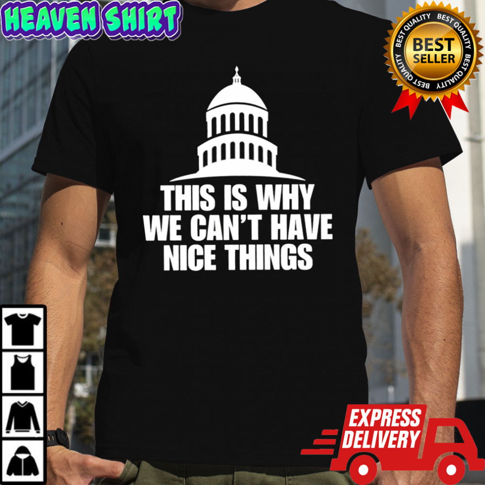 United States Capitol this is why we can’t have nice things T-shirt