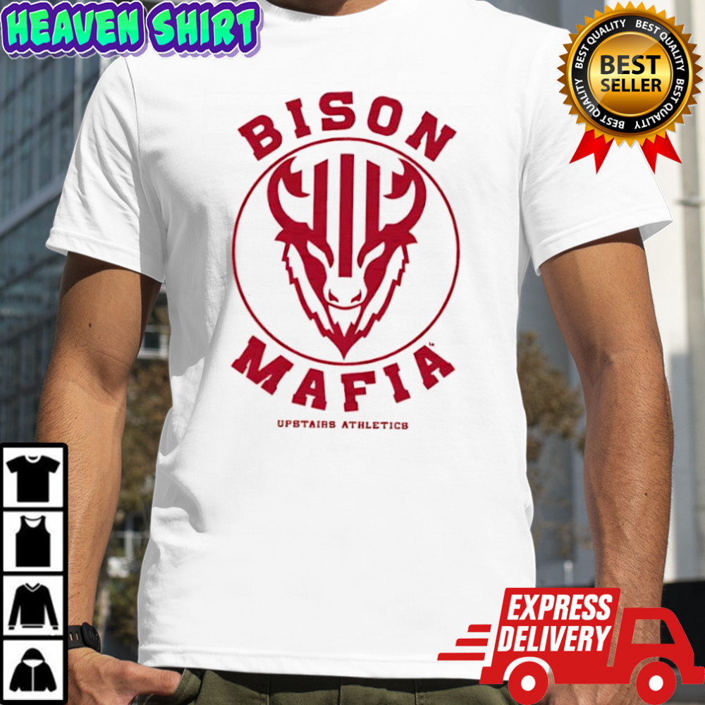Upstairs Athletics Bison Mafia logo shirt