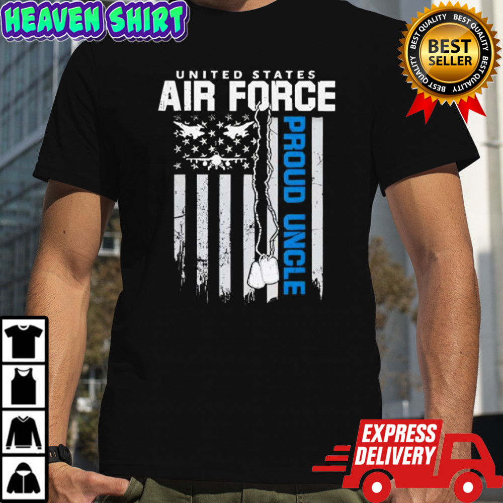 US Air Force Proud Uncle Flag American USAF shirt