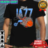 Utah Jazz basketball On Fire score shirt