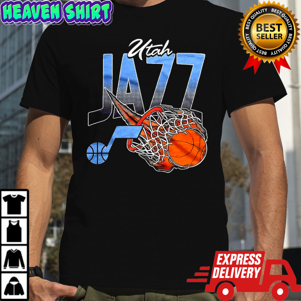 Utah Jazz basketball On Fire score shirt