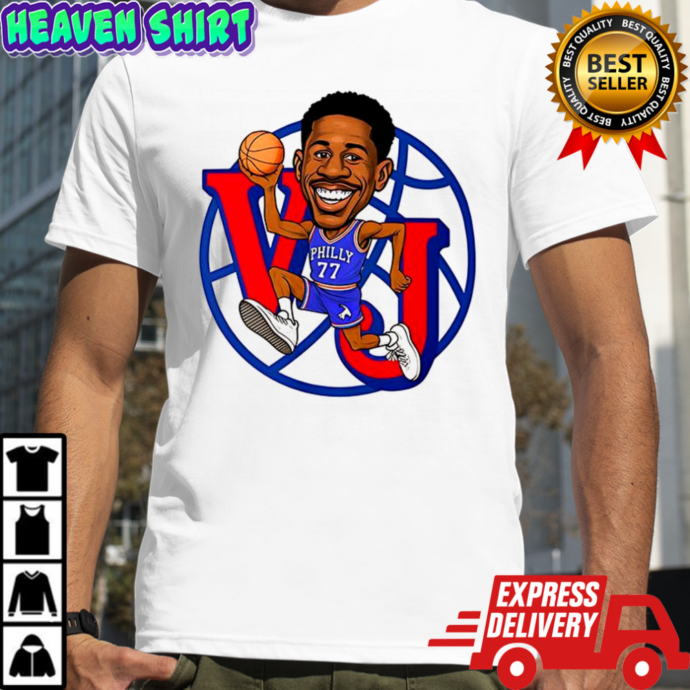 V. J. Edgecombe Philadelphia 76ers logo shirt